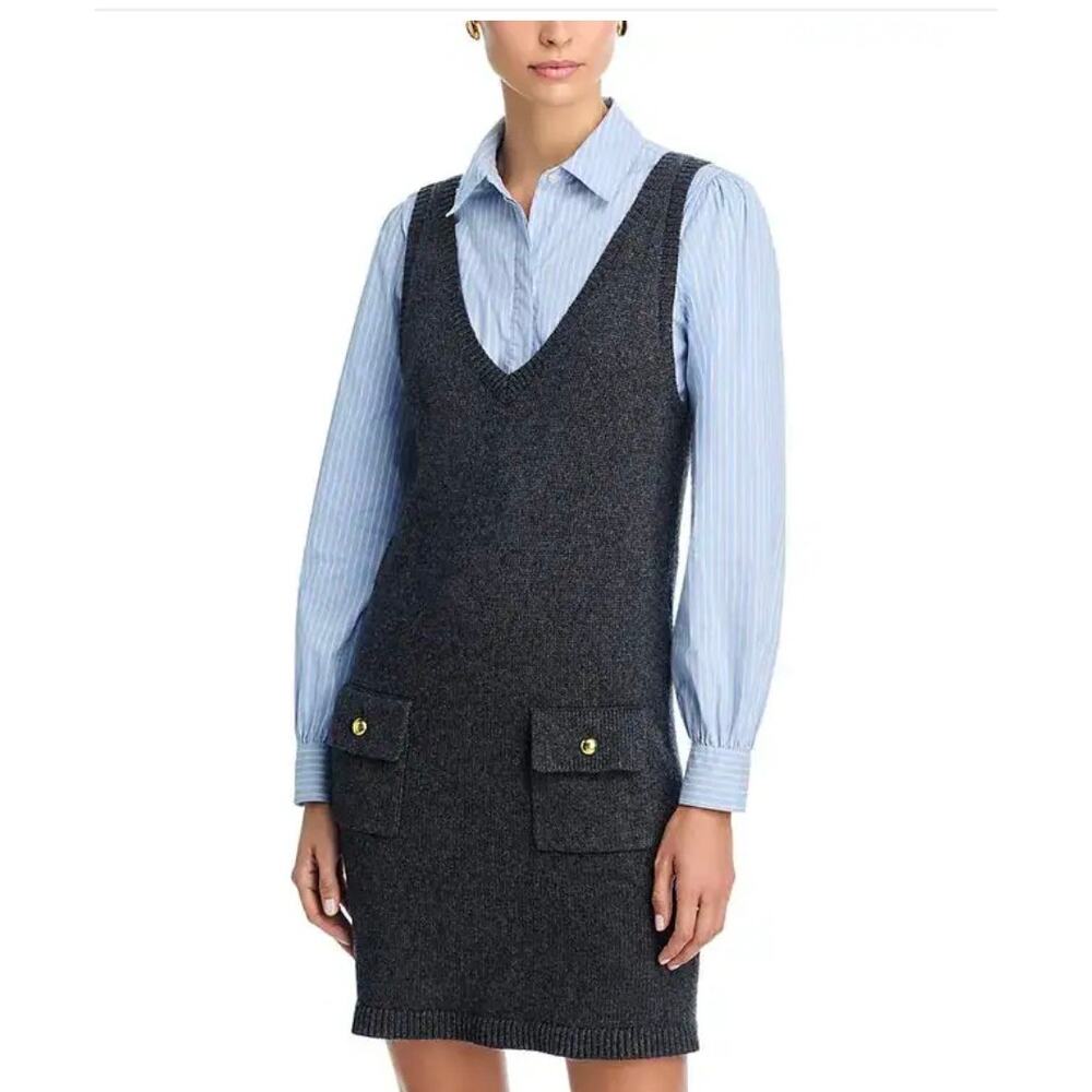 Chic CINQ À SEPT Vivianne Layered Look Dress - Size XS (NEW with Tags) - Picture 2 of 7
